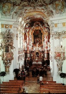 View of the Nave by German School